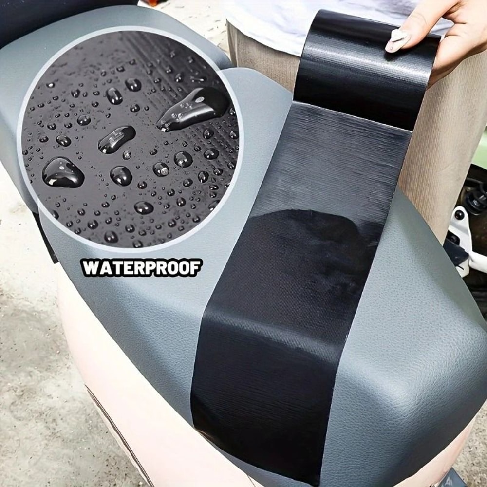 Leather Repair Tape Sofa Repair Tape Black Wear Resistant Adhesive Fabric Patch Roll 5