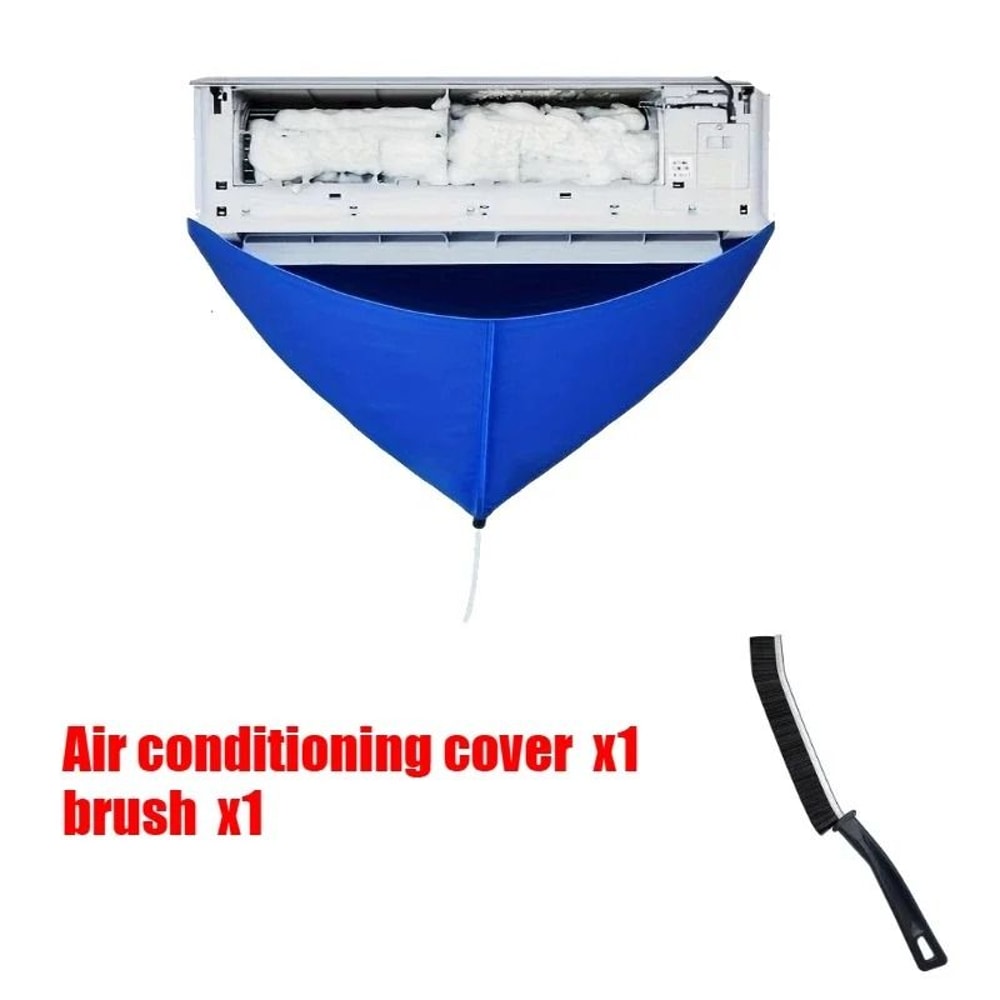Air Conditioner Cleaning Bag AC Cleaning Cover With Drain Pipe Split AC Wash Cover 2