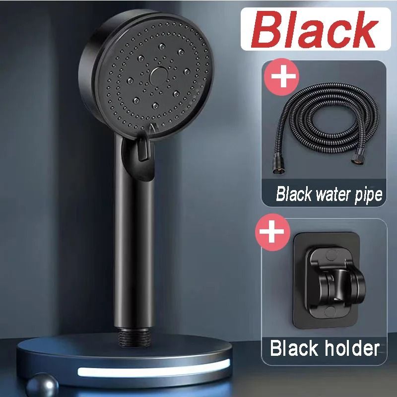 Pressure Boost Shower Head 5 Mode Shower Head Adjustable Massage Shower Nozzle 4