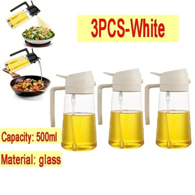Glass Oil Spray Bottle 500ml Oil Sprayer For Cooking Olive Oil Sprayer For BBQ 19
