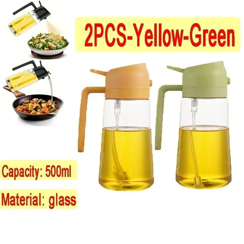 Glass Oil Spray Bottle 500ml Oil Sprayer For Cooking Olive Oil Sprayer For BBQ 11