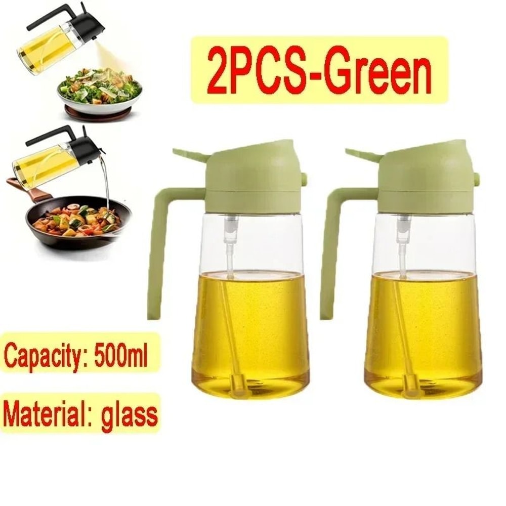 Glass Oil Spray Bottle 500ml Oil Sprayer For Cooking Olive Oil Sprayer For BBQ 5