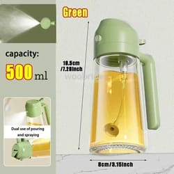 glass oil spray bottle 500ml oil sprayer for cooking olive oil sprayer for bbq