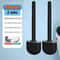 Silicone Toilet Brush And Holder Wall Mounted Quick Drying Deep Cleaning Brush 7