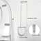 Silicone Toilet Brush And Holder Wall Mounted Quick Drying Deep Cleaning Brush 12