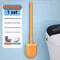 Silicone Toilet Brush And Holder Wall Mounted Quick Drying Deep Cleaning Brush 3