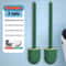 Silicone Toilet Brush And Holder Wall Mounted Quick Drying Deep Cleaning Brush 9
