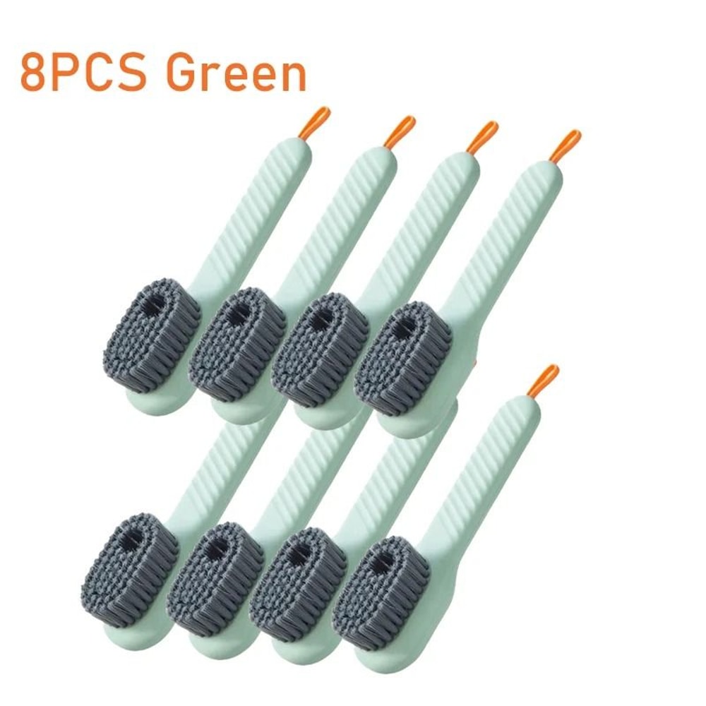 Shoe Cleaning Brush Soap Dispensing Brush Long Handle Scrub Brush For Clothes And Shoes 9