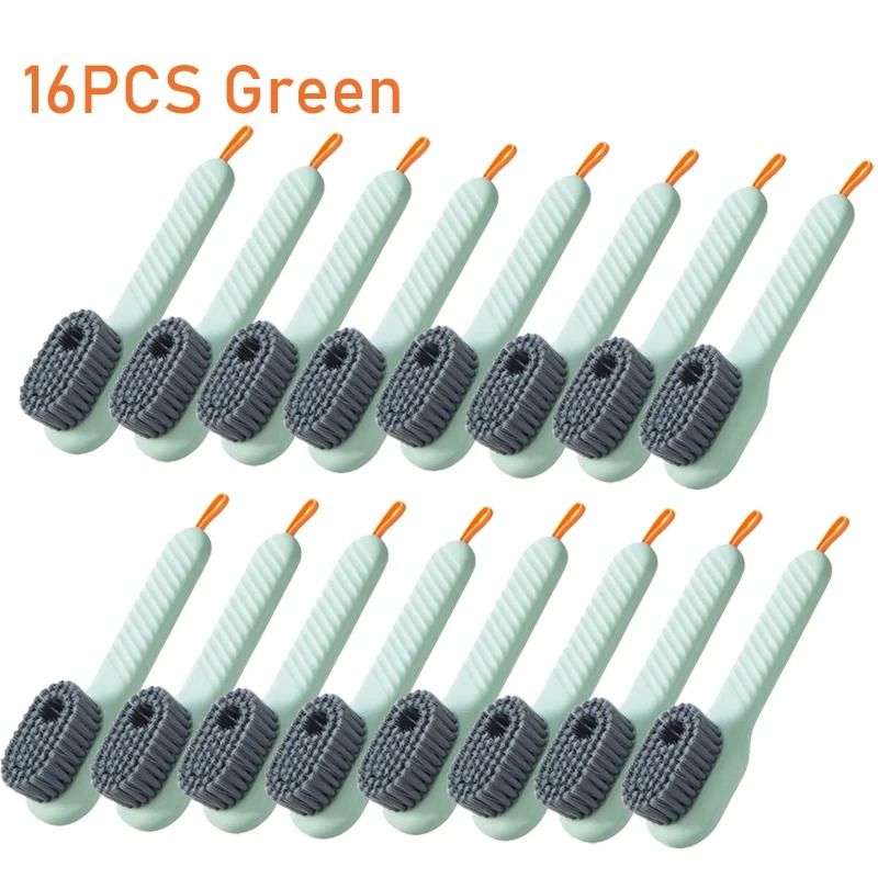 Shoe Cleaning Brush Soap Dispensing Brush Long Handle Scrub Brush For Clothes And Shoes 12