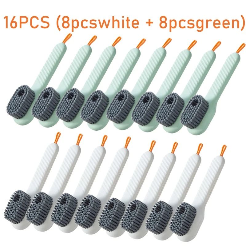 Shoe Cleaning Brush Soap Dispensing Brush Long Handle Scrub Brush For Clothes And Shoes 13