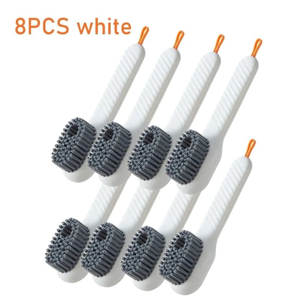 Shoe Cleaning Brush Soap Dispensing Brush Long Handle Scrub Brush For Clothes And Shoes 8