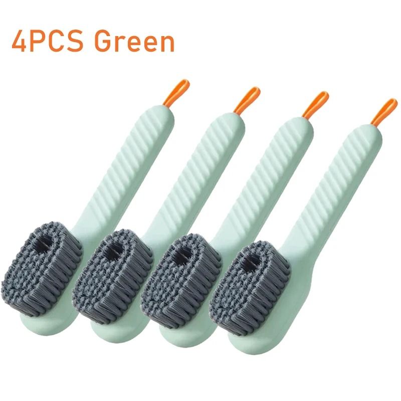 Shoe Cleaning Brush Soap Dispensing Brush Long Handle Scrub Brush For Clothes And Shoes 7