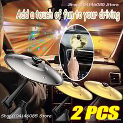 car vent drum decoration mini drum cymbal toy car air vent accessory for interior decor