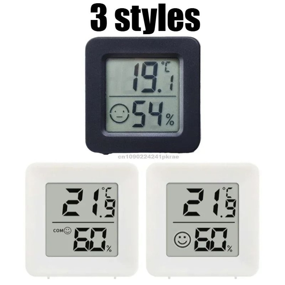 Digital Thermometer Hygrometer Mini LCD Thermometer Indoor Temperature Monitor For Room 0