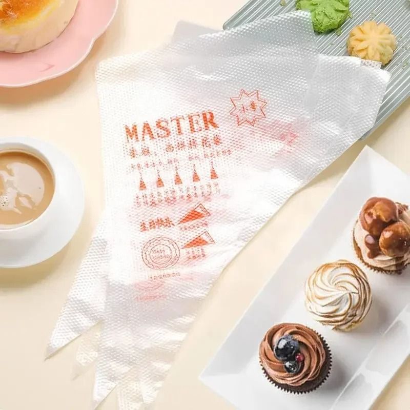 Disposable Piping Bags Cake Decorating Bags Whipped Cream Piping Bag For Baking 16