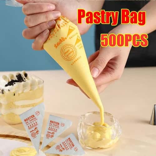 Disposable Piping Bags Cake Decorating Bags Whipped Cream Piping Bag for Baking