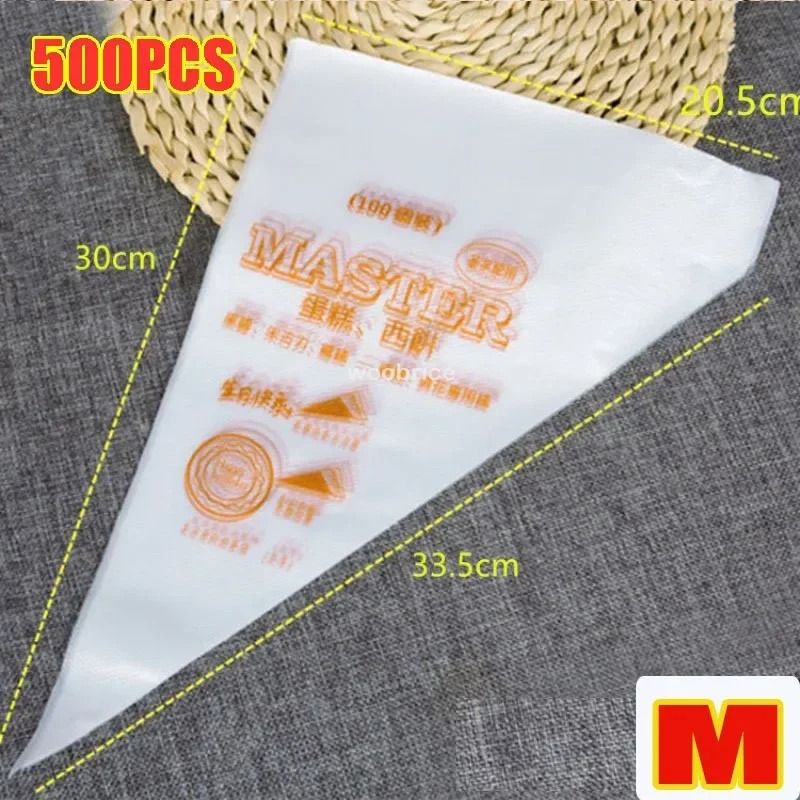 Disposable Piping Bags Cake Decorating Bags Whipped Cream Piping Bag For Baking 8