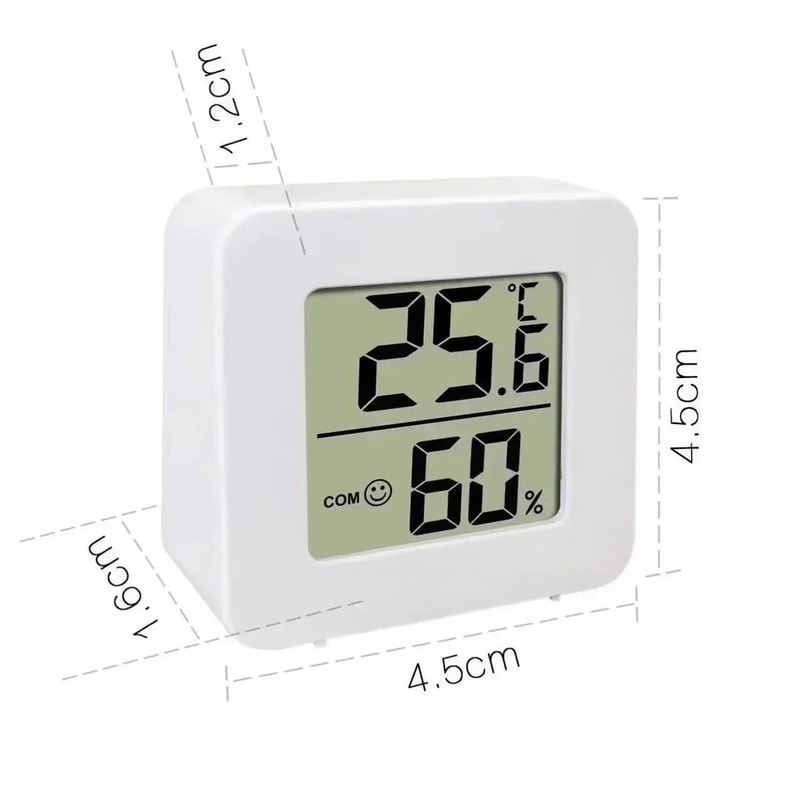 Digital Thermometer Hygrometer Mini LCD Indoor Temperature Monitor Room Humidity Meter 9