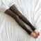 Thermal Fleece Tights Fake Translucent Winter Warm Pantyhose Plush Lined Leggings 2