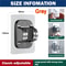 Suction Cup Shower Head Holder 360 Adjustable No Drill Shower Wall Mount Bracket 2