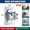 Suction Cup Shower Head Holder 360 Adjustable No Drill Shower Wall Mount Bracket 3