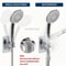 Suction Cup Shower Head Holder 360 Adjustable No Drill Shower Wall Mount Bracket 6