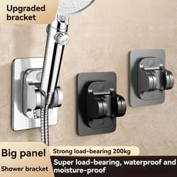 suction cup shower head holder 360 adjustable no drill shower wall mount bracket