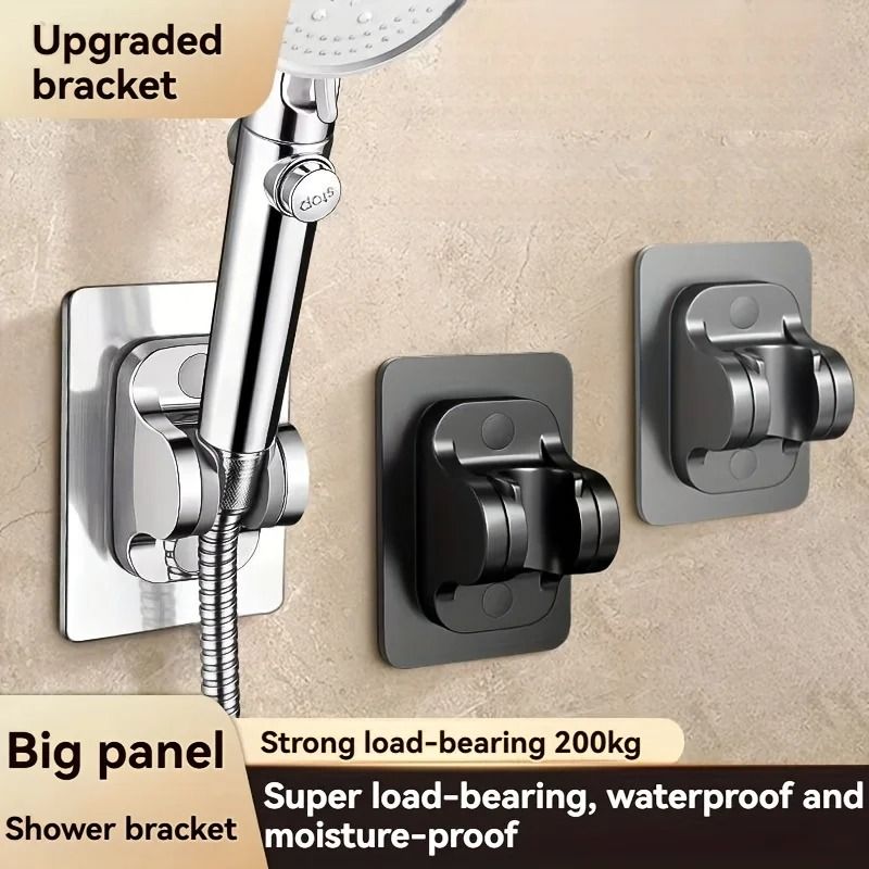 Suction Cup Shower Head Holder 360 Adjustable No Drill Shower Wall Mount Bracket 0
