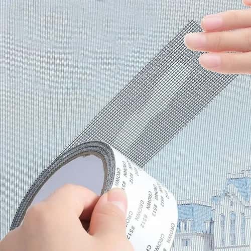 Window Screen Repair Tape Self Adhesive Mesh Tape Mosquito Net Patch