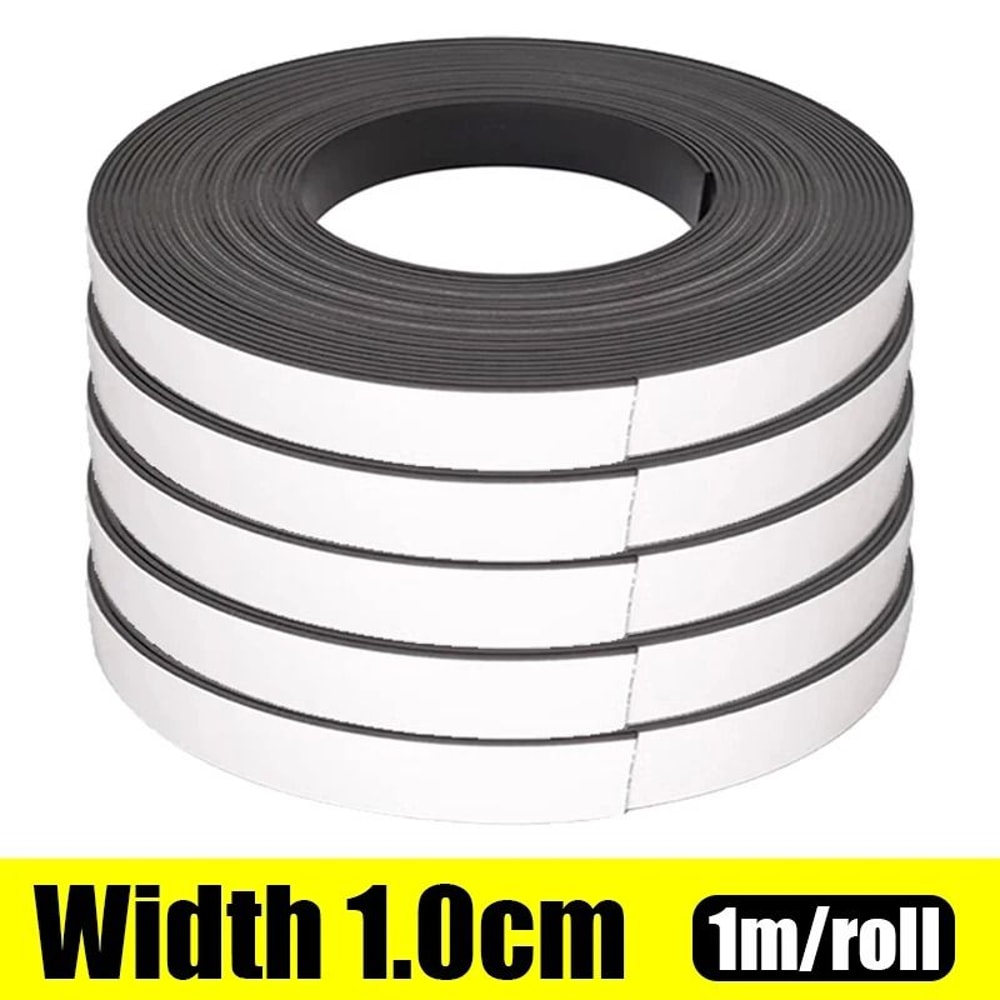 Self Adhesive Magnetic Tape Flexible Magnet Strip Strong Magnetic Strips For Fridge 1