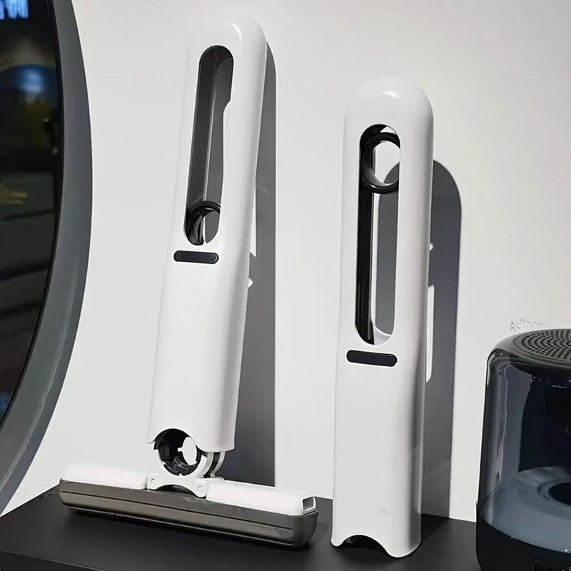 Handheld Mini Mop Self Wringing Sponge Desktop Cleaning Mop For Kitchen Countertops 0