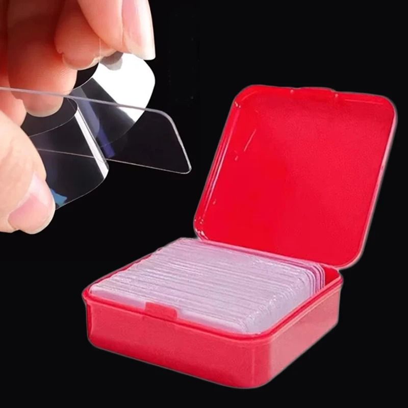 Double Sided Mounting Tape Waterproof Removable Reusable Wall Sticky Pads Set 4