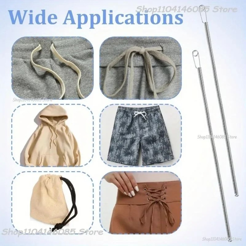 Drawstring Threader Tool Bendable Sewing Threading Tool Elastic Cord Threading Needle 1