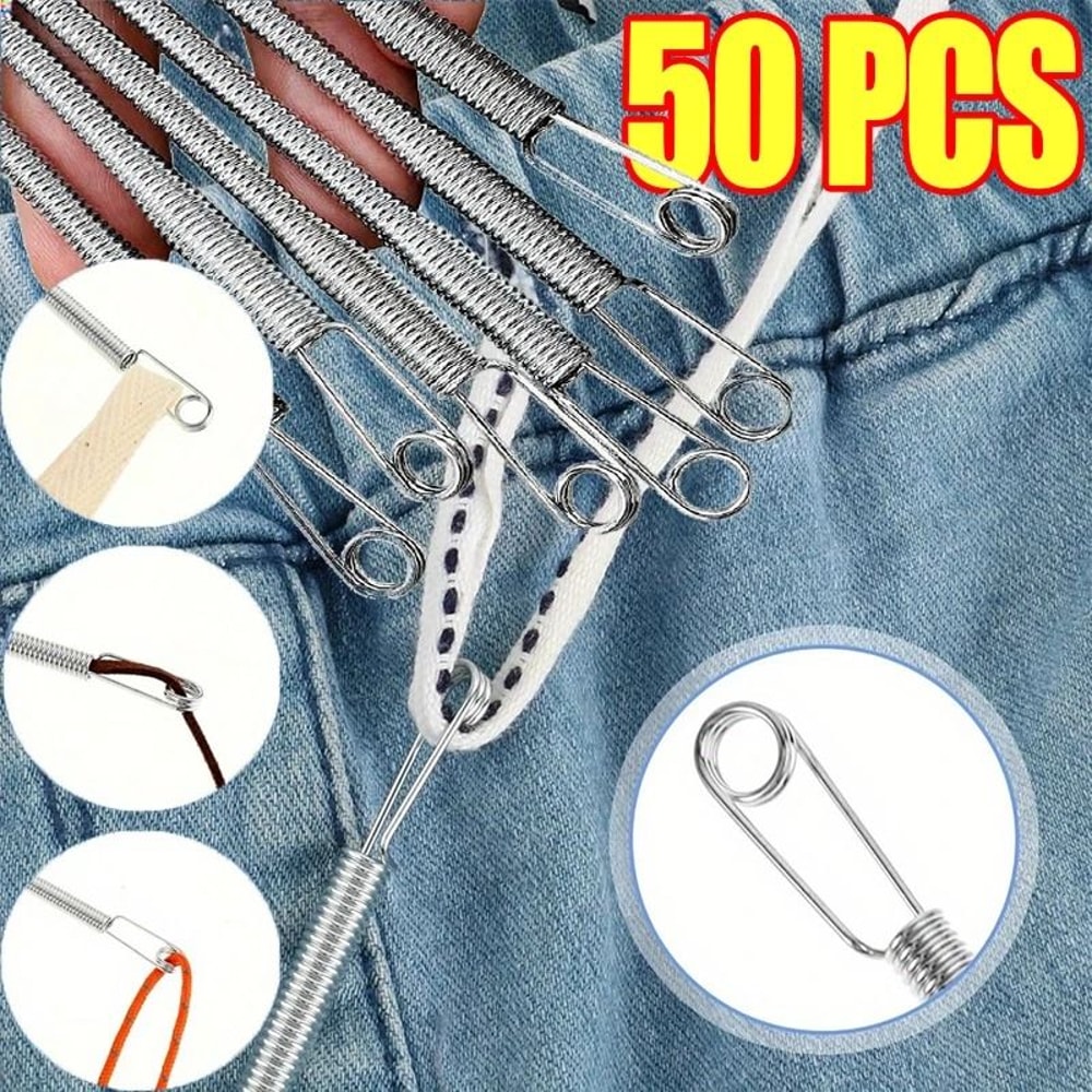 Drawstring Threader Tool Bendable Sewing Threading Tool Elastic Cord Threading Needle 3