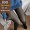 Women Thermal Leggings Fleece Lined Tights High Waist Fake Translucent Pantyhose 2