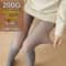 Women Thermal Leggings Fleece Lined Tights High Waist Fake Translucent Pantyhose 16