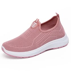 women slip on sneakers breathable walking shoes barefoot tennis loafers ballet flats