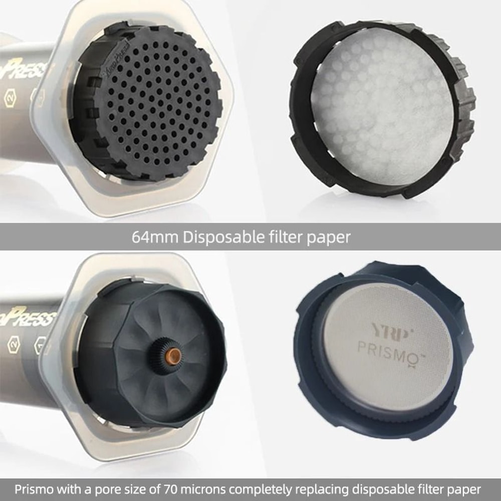 Portable Espresso Coffee Maker Air Press Drip Coffee Machine With 64mm Paper Filters 350pcs 5