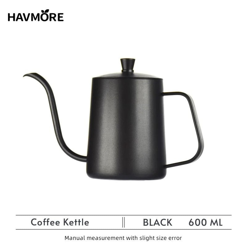 Barista Gooseneck Coffee Kettle 600ml 304 Stainless Steel Pour Over Kettle 1