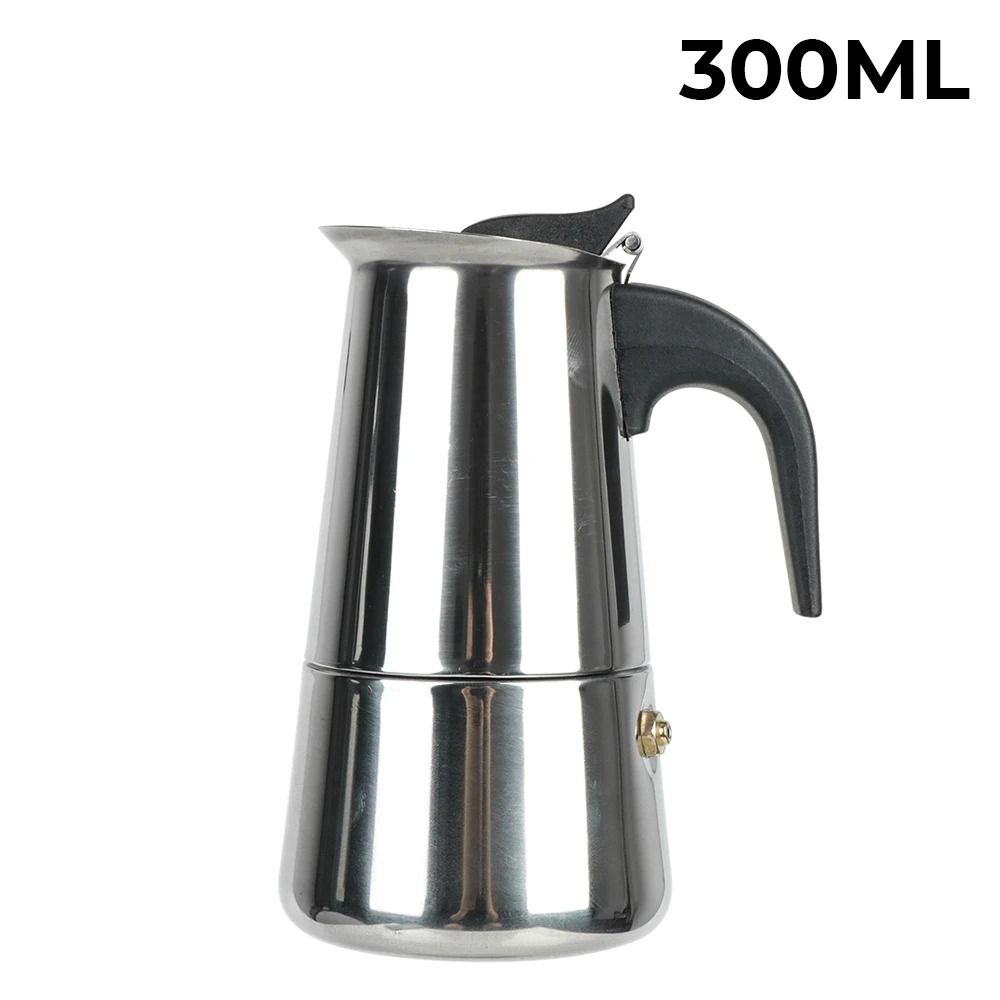 Classic Italian Moka Pot Stovetop Coffee Maker 300ml Aluminum Coffee Pot Portable Espresso Style 9