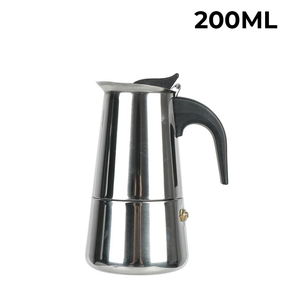 Classic Italian Moka Pot Stovetop Coffee Maker 300ml Aluminum Coffee Pot Portable Espresso Style 8