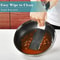 Stainless Steel Nonstick Frying Pan With Lid Honeycomb Fry Pan Induction Compatible 6