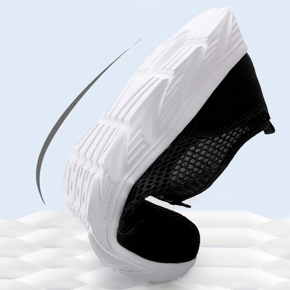 Mens Casual Shoes Breathable Slip On Sneakers Lightweight Anti Slip Walking Shoes 8