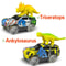 Magic Track Dinosaur Car Set Flexible Race Track Electric Toy Car With Lights 1