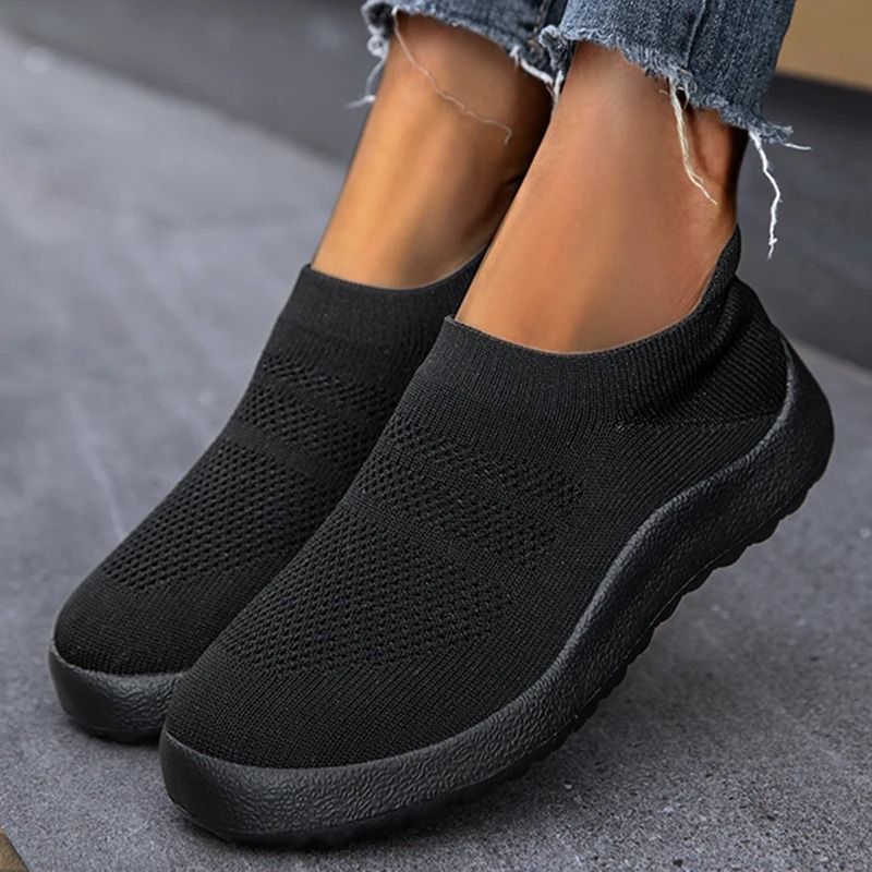 Womens Slip On Sneakers Breathable Running Shoes Comfortable Sock Sport Shoes 1