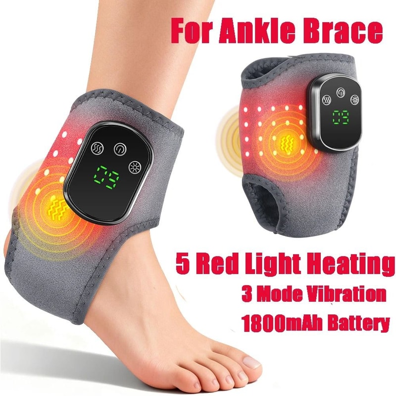 Electric Wrist Brace Heated Wrist Support With Vibration Massage Adjustable Wrap 7