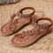 Boho Summer Sandals Womens Beach Flip Flops Low Heel Comfortable Shoes 4
