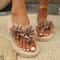 Flower Flip Flops Womens Beach Slippers Non Slip Platform Lightweight EVA Sandals 3