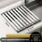 Stainless Steel Sink Drain Rack Foldable Retractable Sink Basket Kitchen Organizer 1