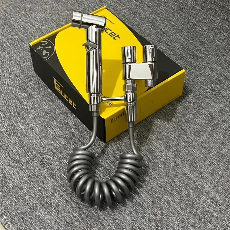 Stainless Steel Double Outlet Angle Valve Large Flow Shower And Washing Machine Control Valve 1